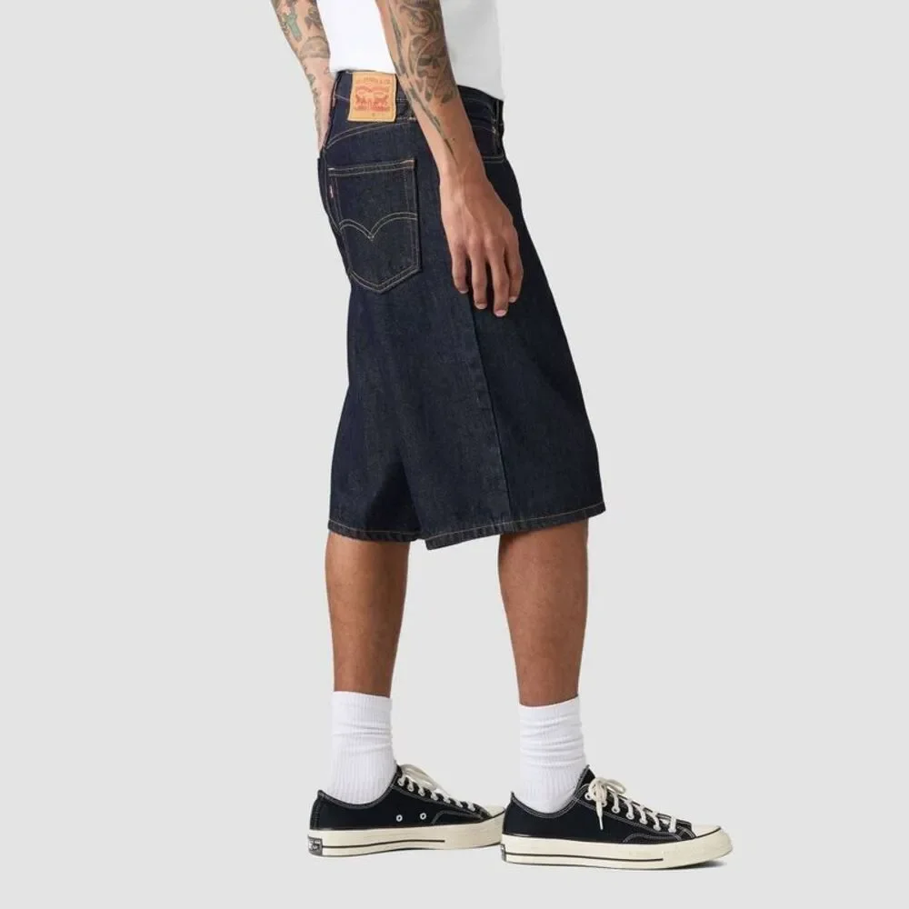 Levi's Men's 470 Baggy Jean Shorts - Black 34